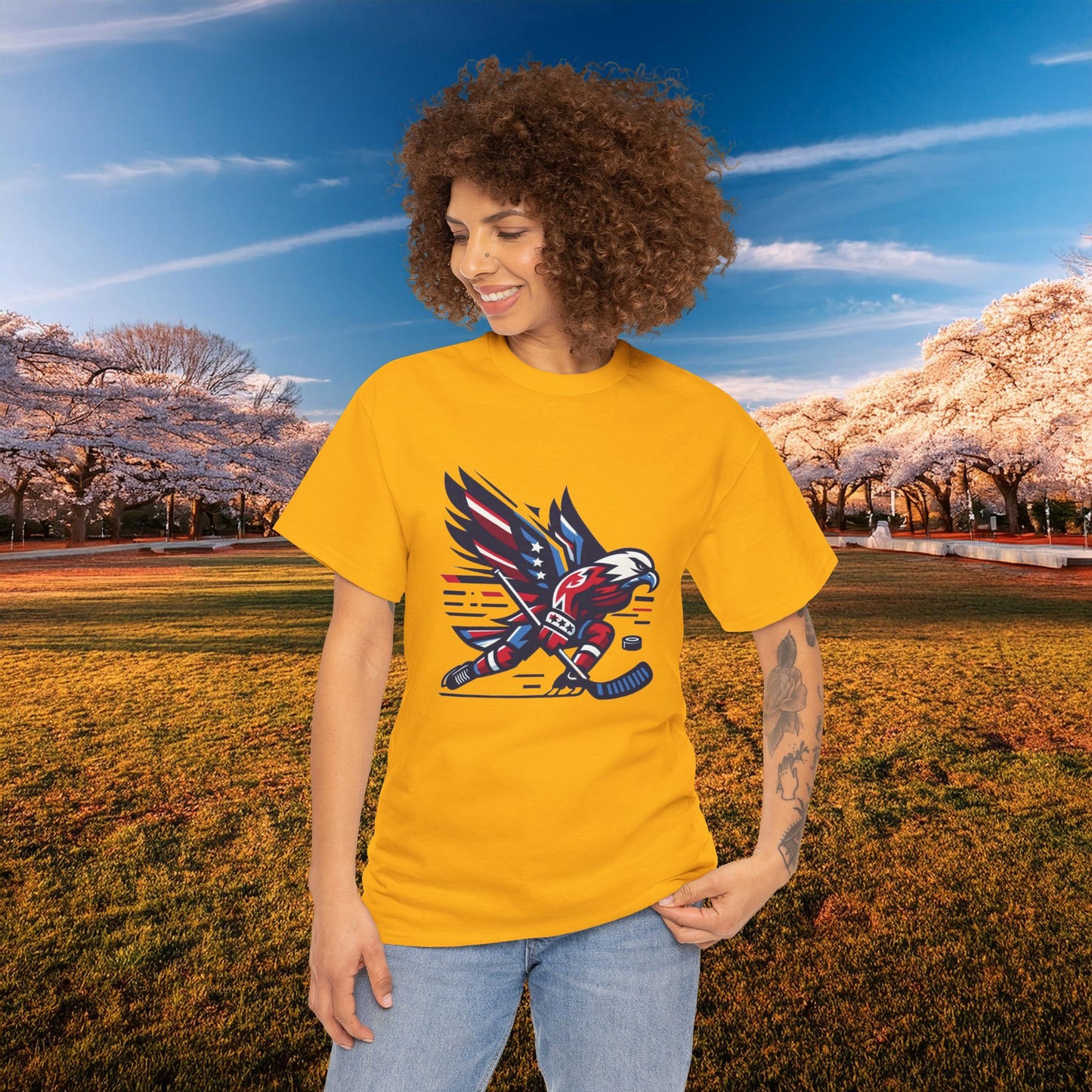 Washington Hockey Eagle Tee