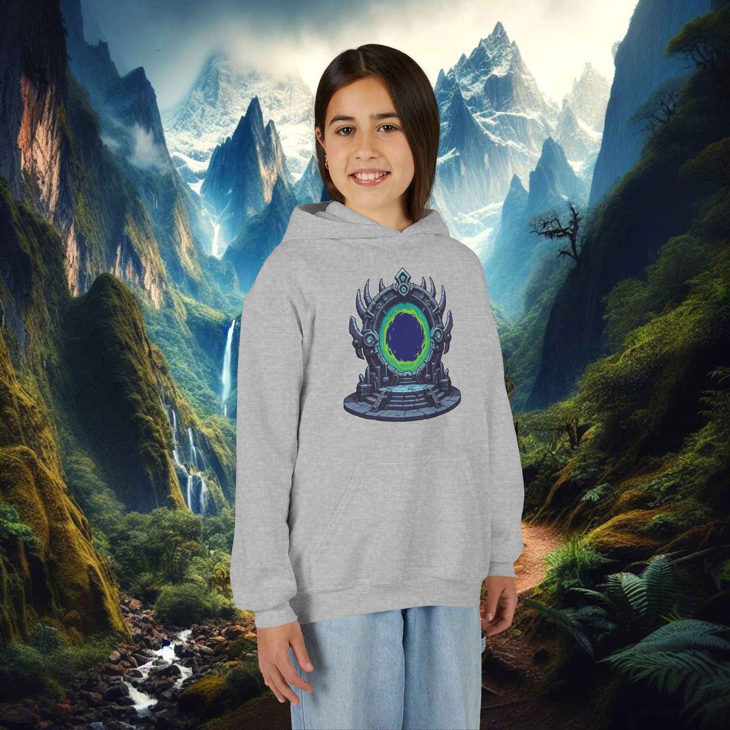 Dark Portal Youth Hoodie