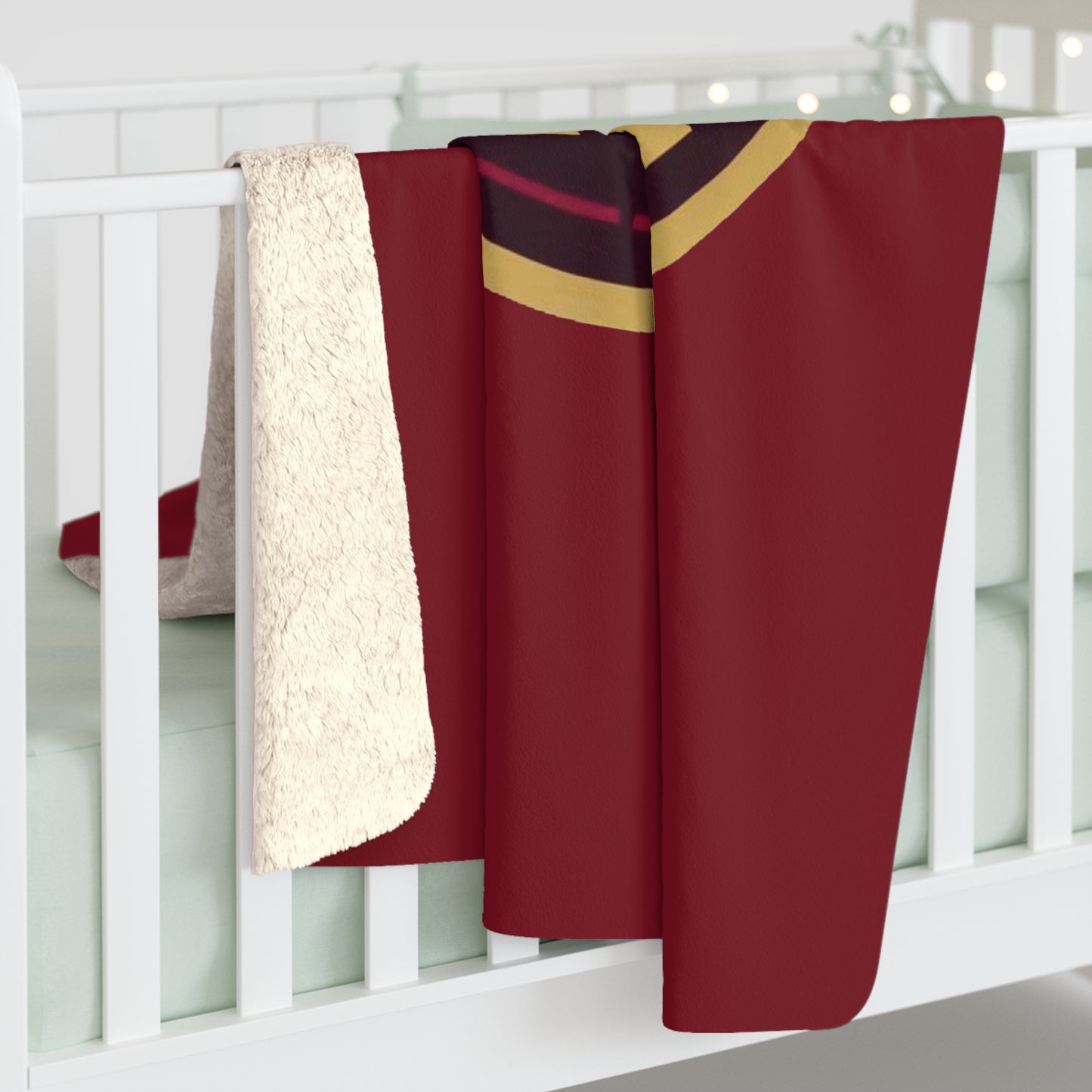 Washington Football Logo Sherpa Fleece Blanket