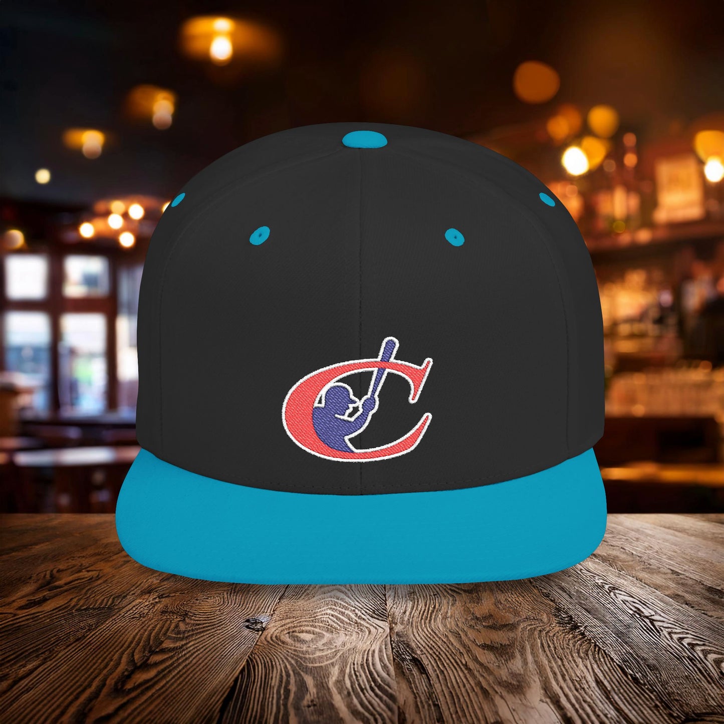 Cincinnati Player Logo Flat Bill Snapback