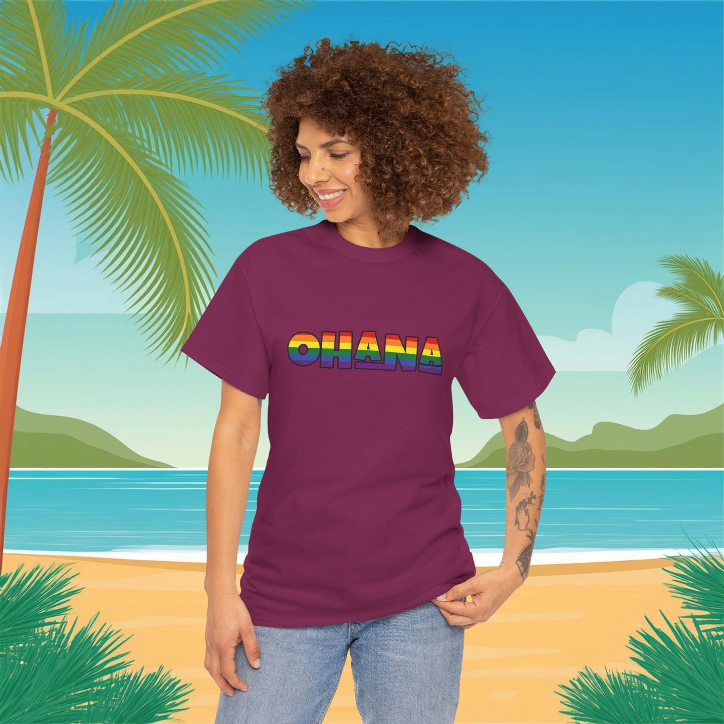 Rainbow Ohana Tee