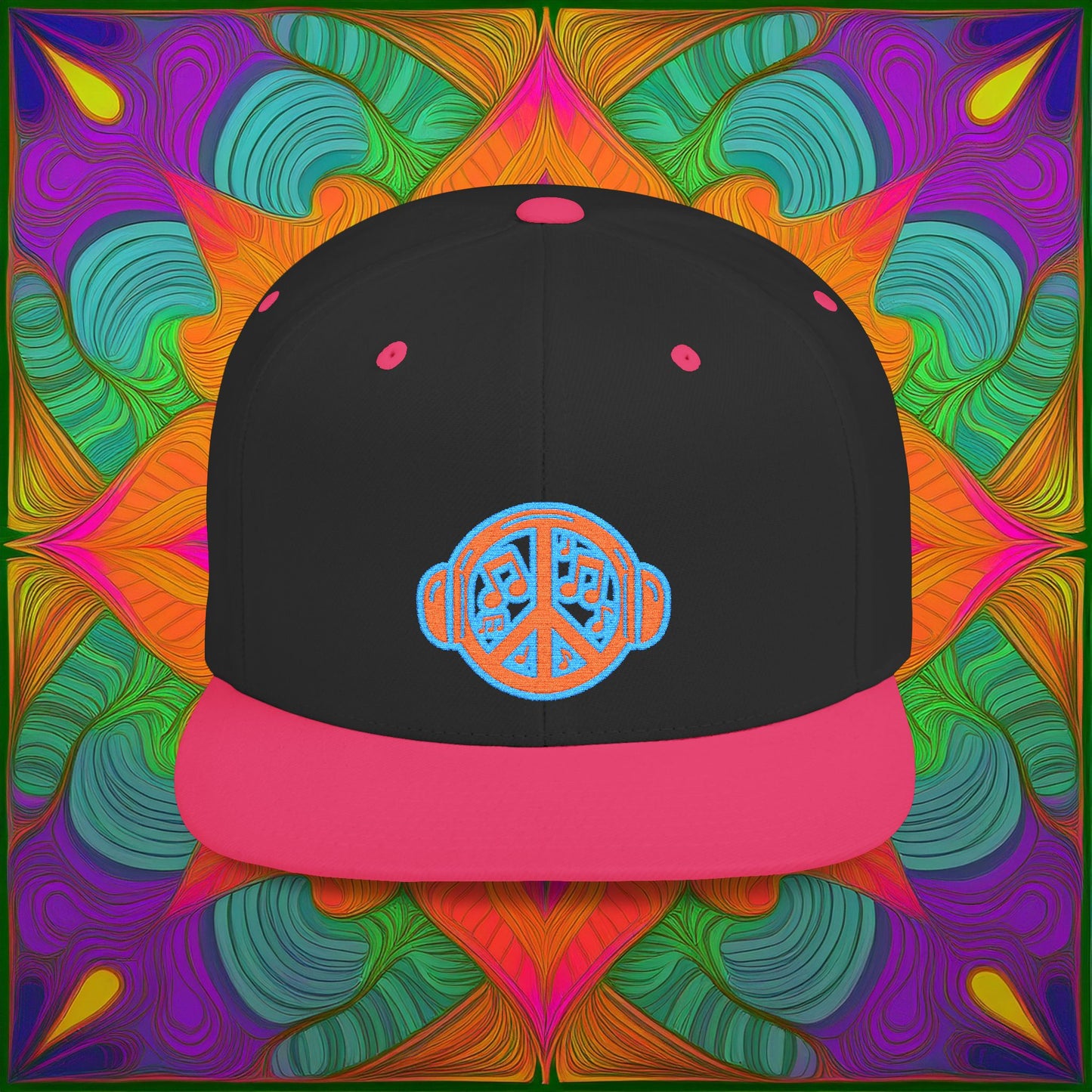 Beats Peace Logo Flat Bill Snapback