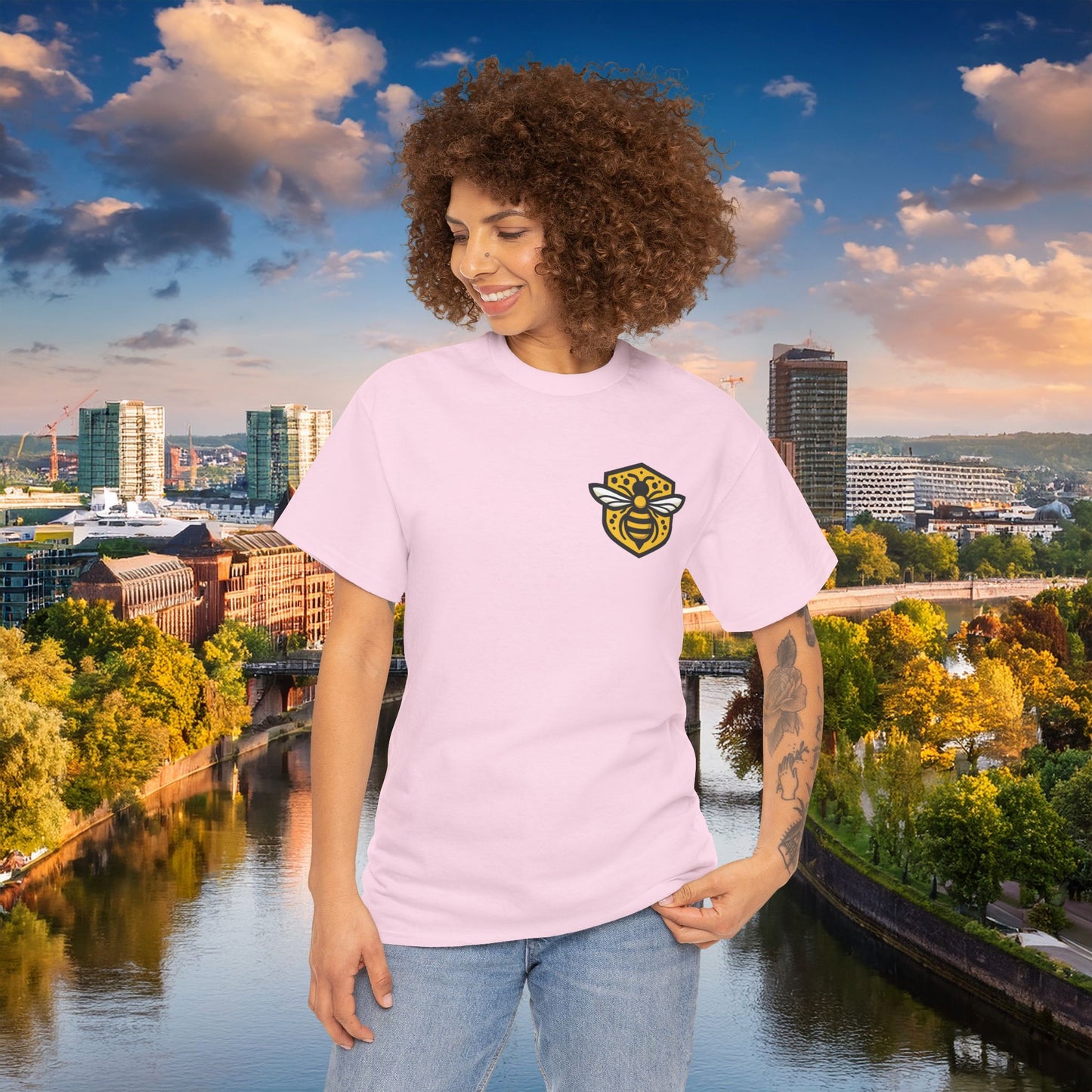 Dortmund Honeycomb Graffiti Tee