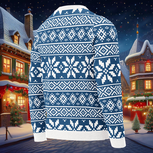 Frostfall Knitted crew neck sweater