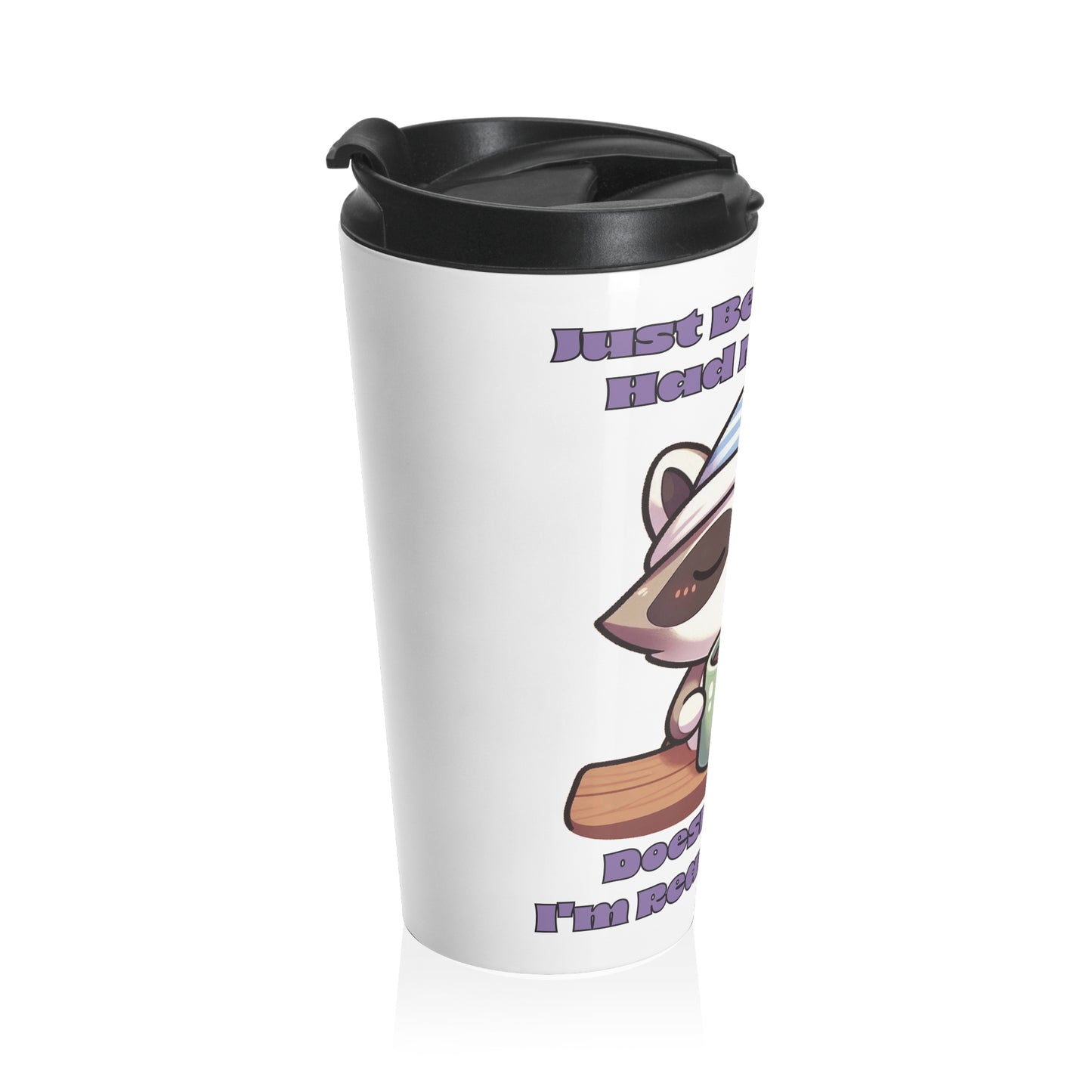 Raccoon Coffee Travel Mug