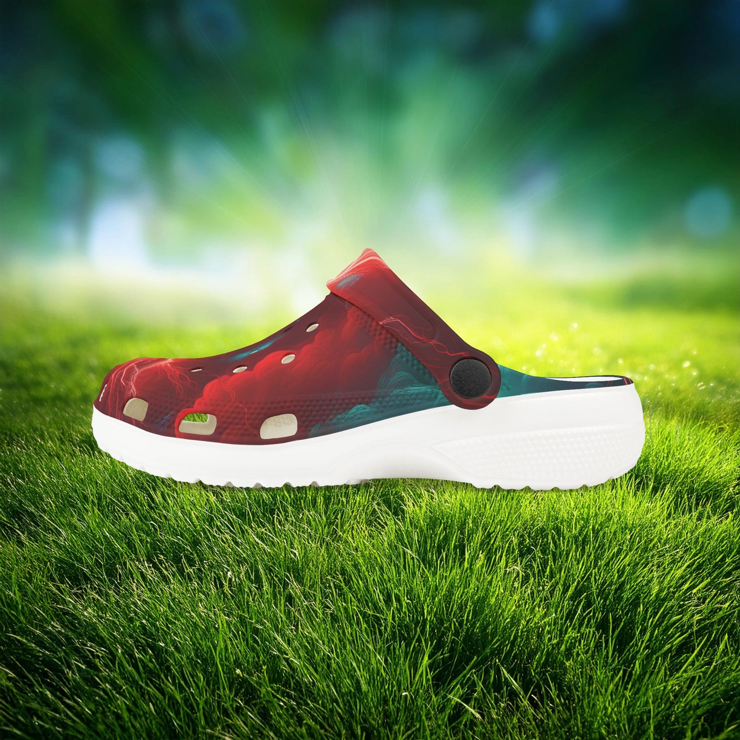 Red Storm Kid's Foam Clogs