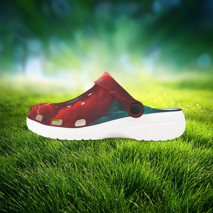 Red Storm Kid's Foam Clogs