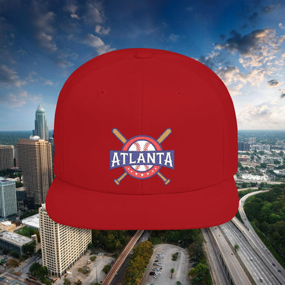 Atlanta Baseball Flat Bill Snapback