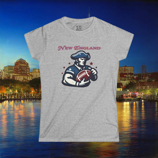 New England Football Women's Softstyle Tee