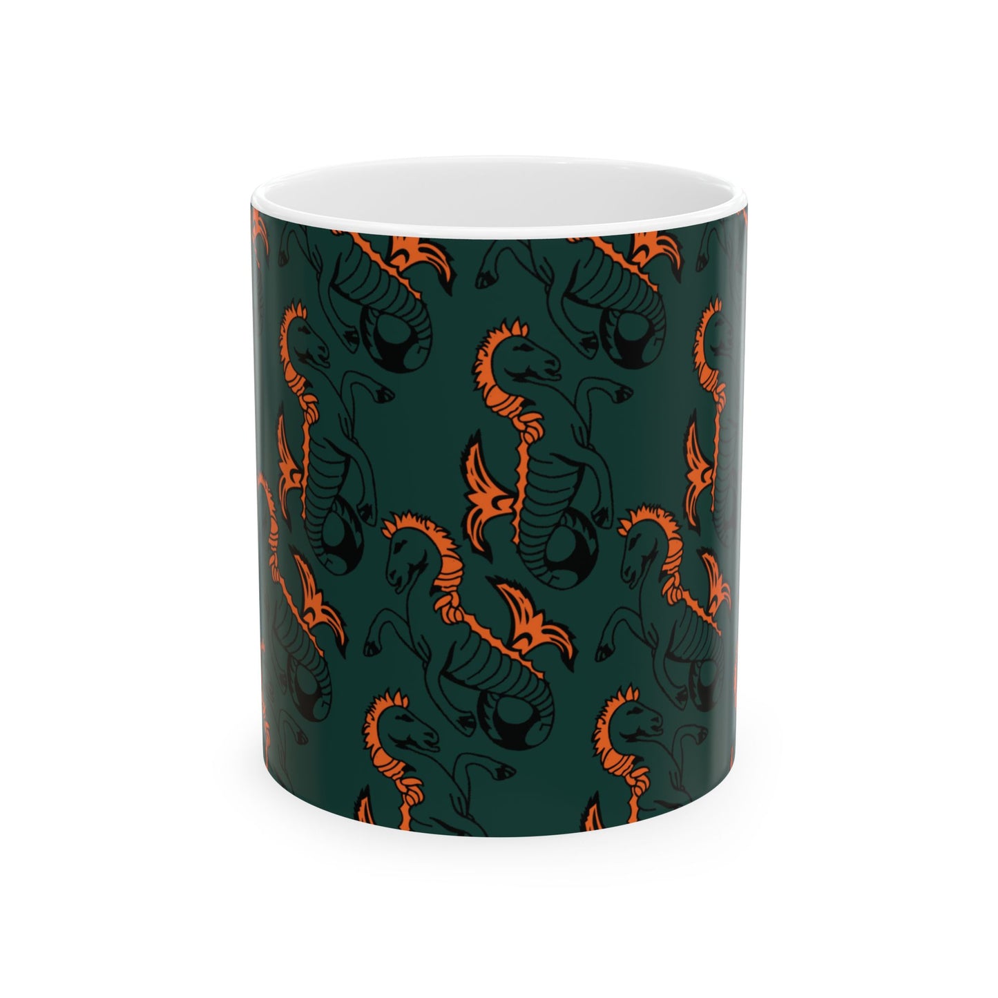 Newcastle Seahorse Ceramic Mugs (11oz/15oz)