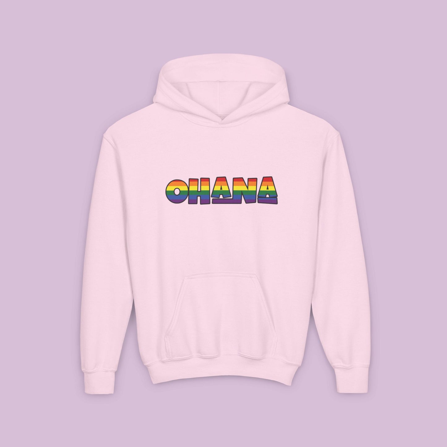 Rainbow Ohana Youth Hoodie
