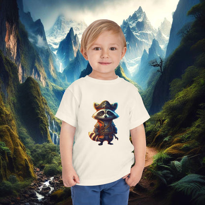 Raccoon Pirate Toddler Tee