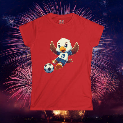 USA Soccer Little Eagle Women's Softstyle Tee