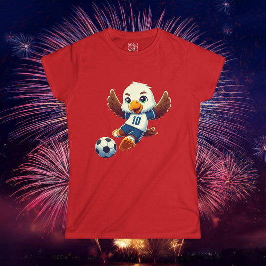 USA Soccer Little Eagle Women's Softstyle Tee