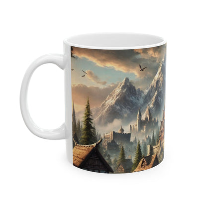 Mountain Village Mist Ceramic Mugs (11oz\15oz)