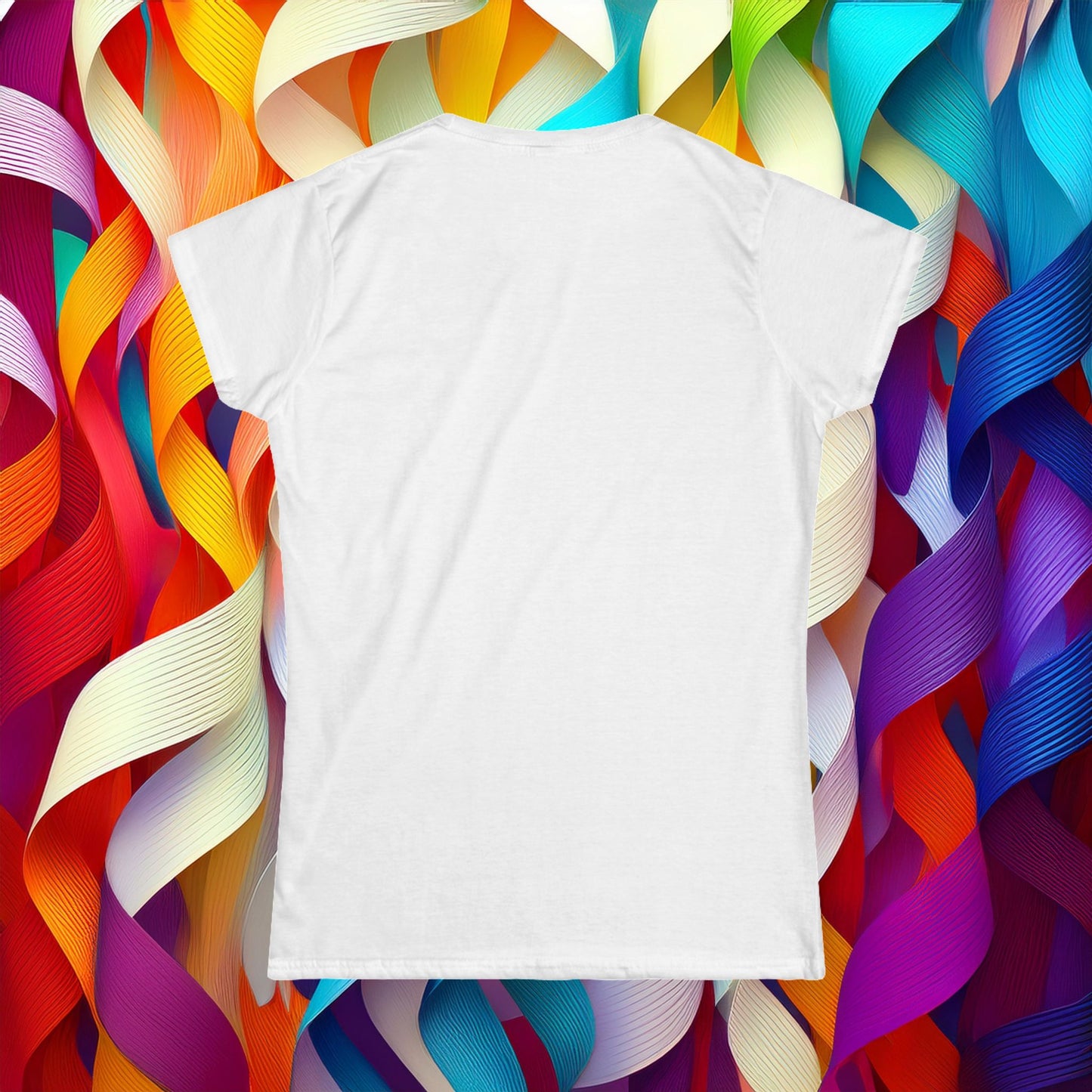 Rainbow Heart Women's Softstyle Tee