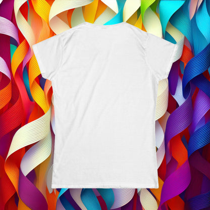 Rainbow Heart Women's Softstyle Tee