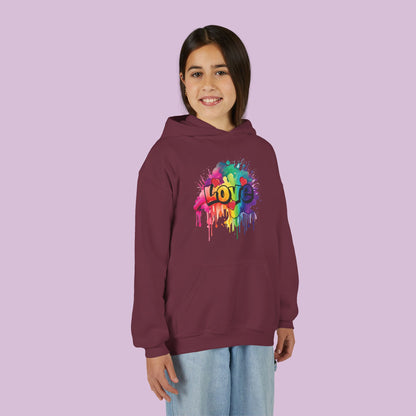 Love Color Bomb Youth Hoodie