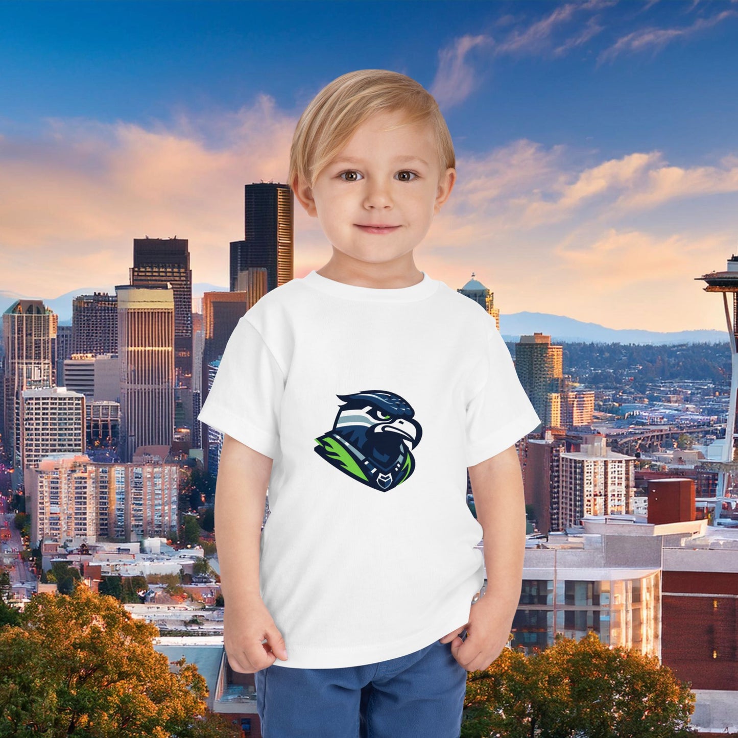 Seattle Football Crest Toddler Tee