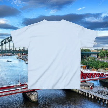 Newcastle United B&W Crest Kids Tee