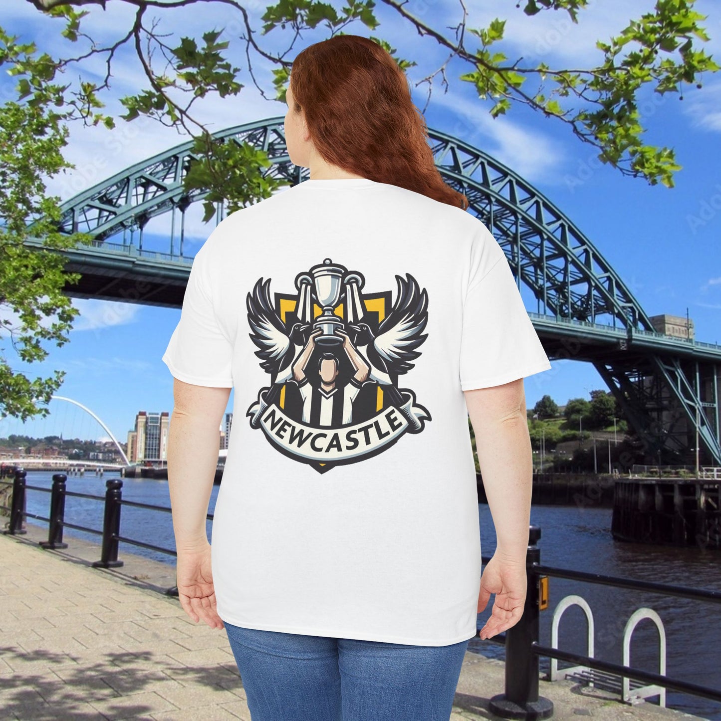 Newcastle Cup Champions Crest Tee