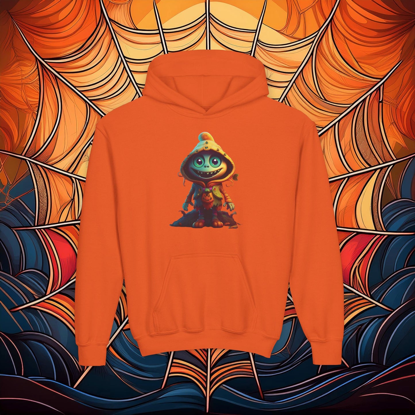 Trick or Treat Monster Youth Hoodie