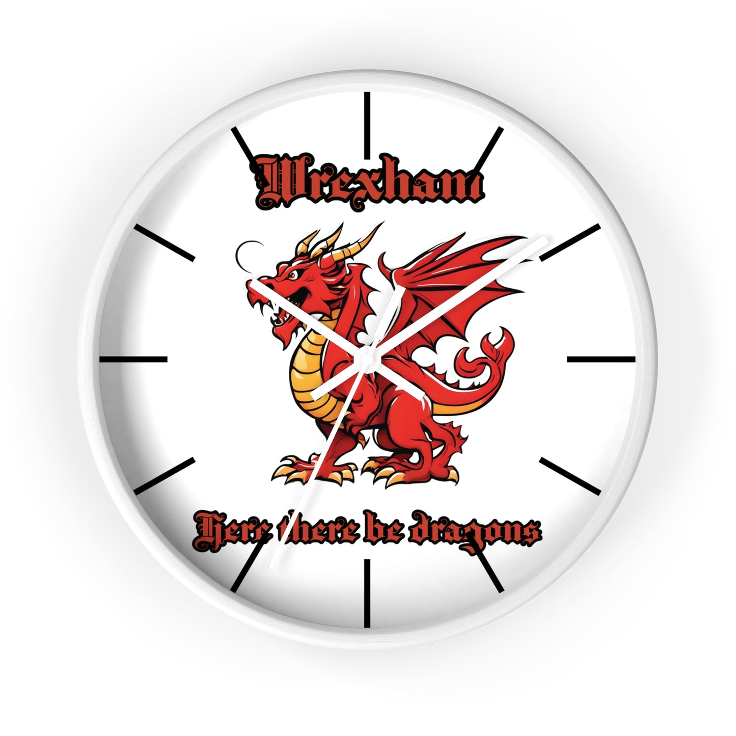 Wrexham Dragon Wall Clock