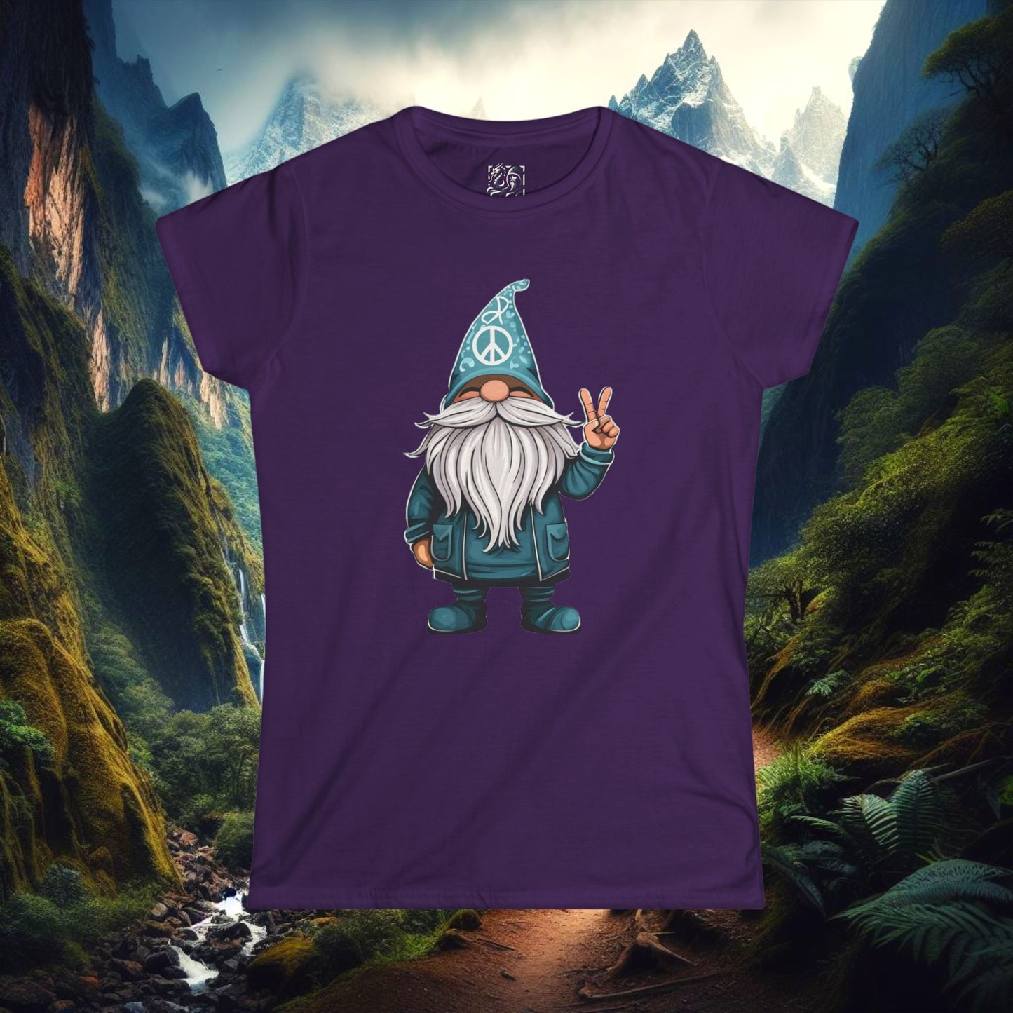 Peace Gnome Women's Softstyle Tee