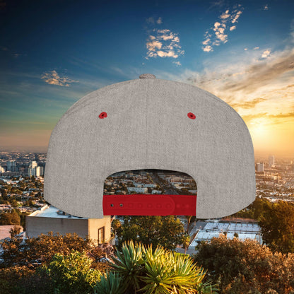 Los Angeles Red Angel Flat Bill Snapback