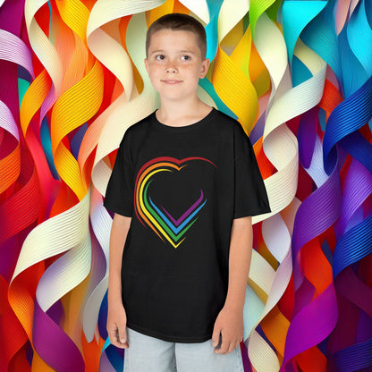 Rainbow Heart Kids Tee
