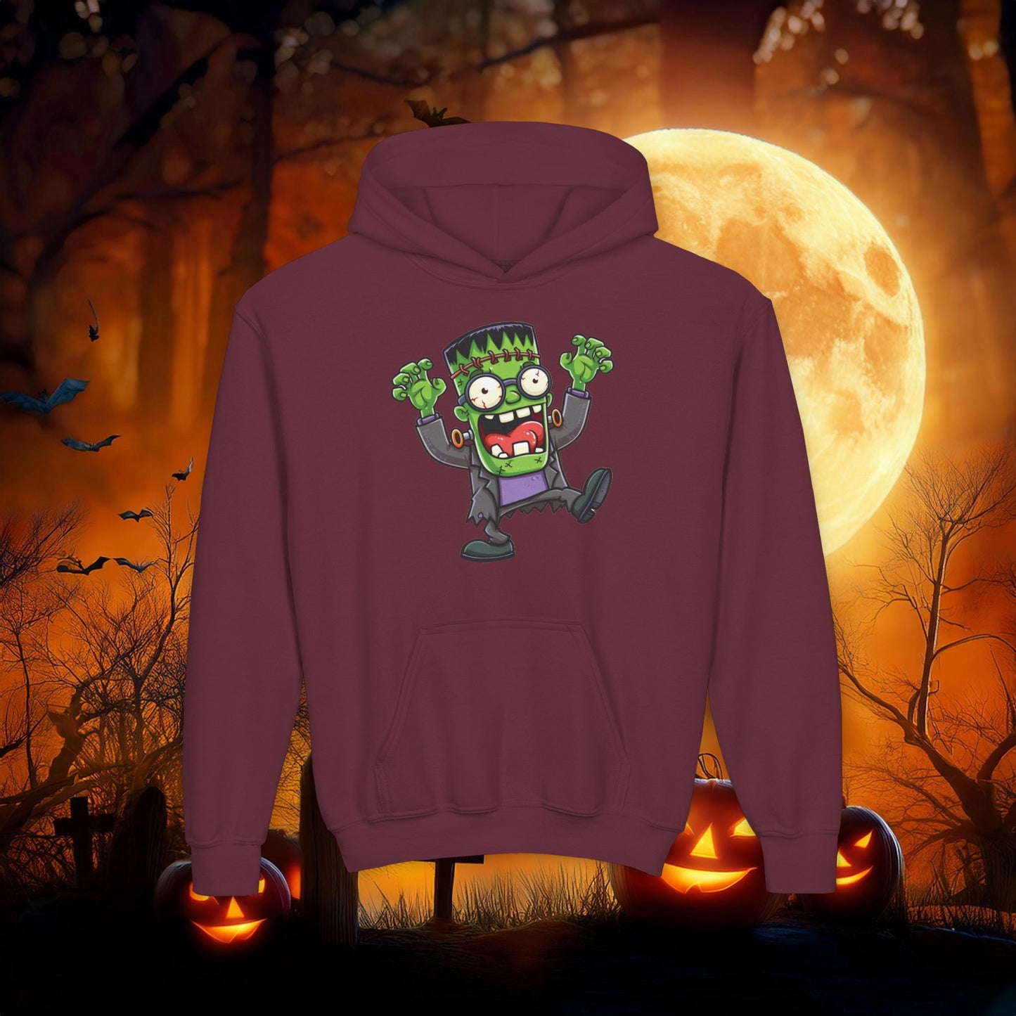 Frankenstein's Monster Youth Hoodie
