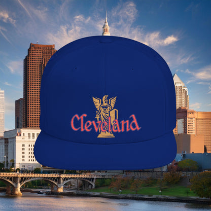 Cleveland Baseball Logo Flat Bill Snapback