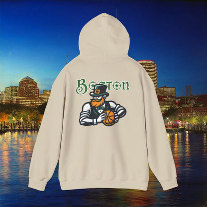 Boston Basketball Design Hoodie