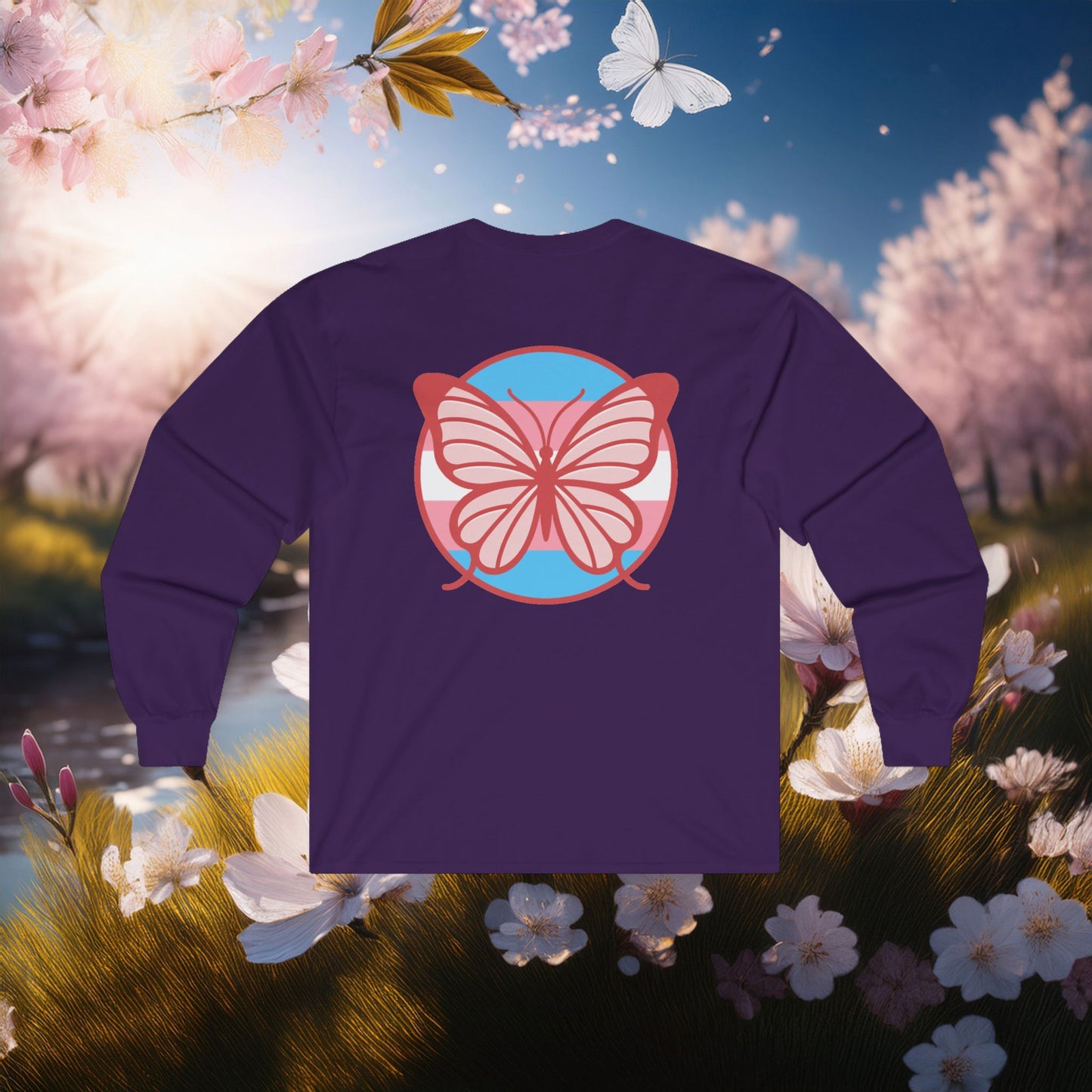 The T Elders Butterfly Unisex Long Sleeve Tee
