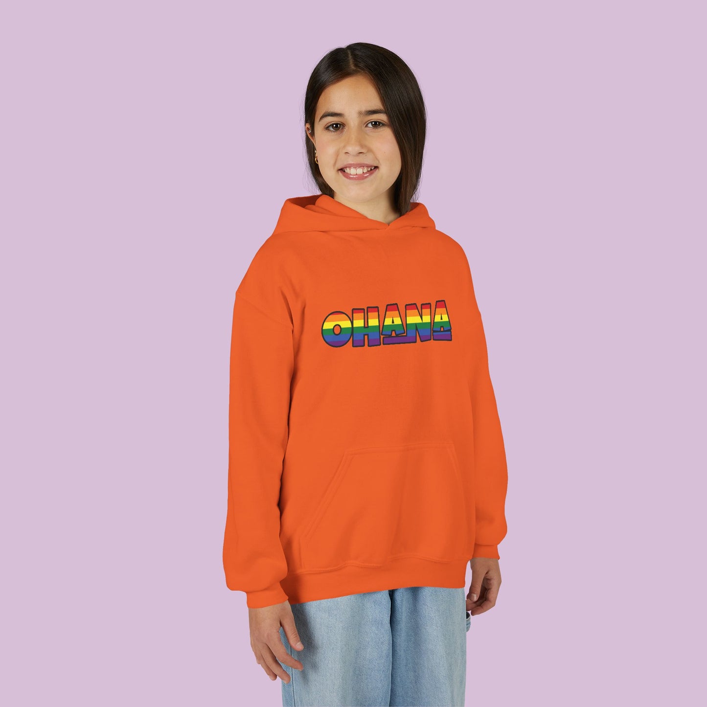 Rainbow Ohana Youth Hoodie