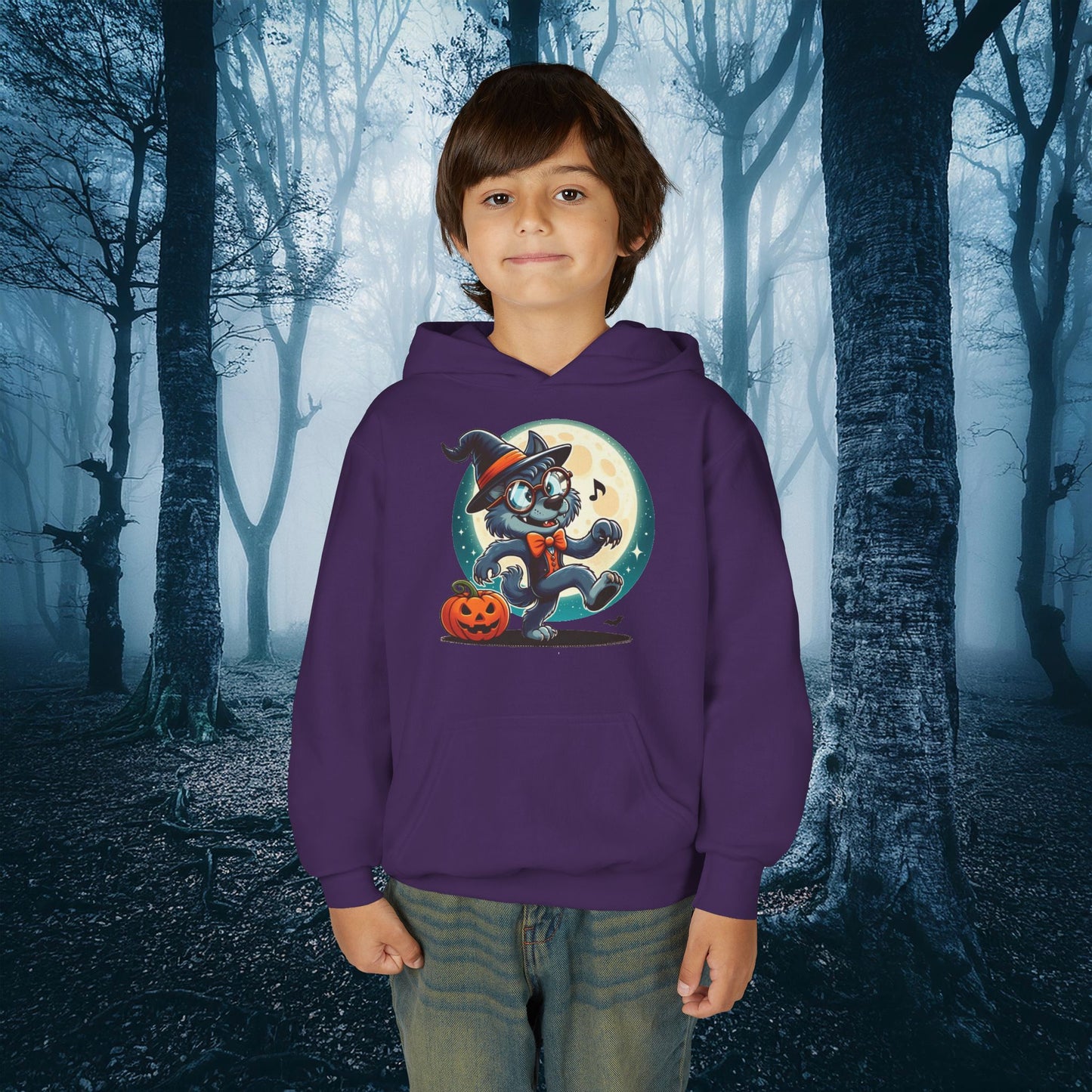 Trick or Treat Werewolf Youth Hoodie