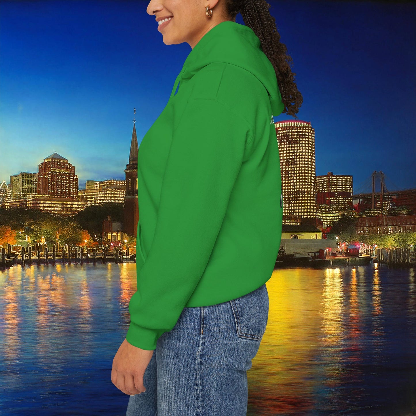 Boston Basketball Logo Hoodie