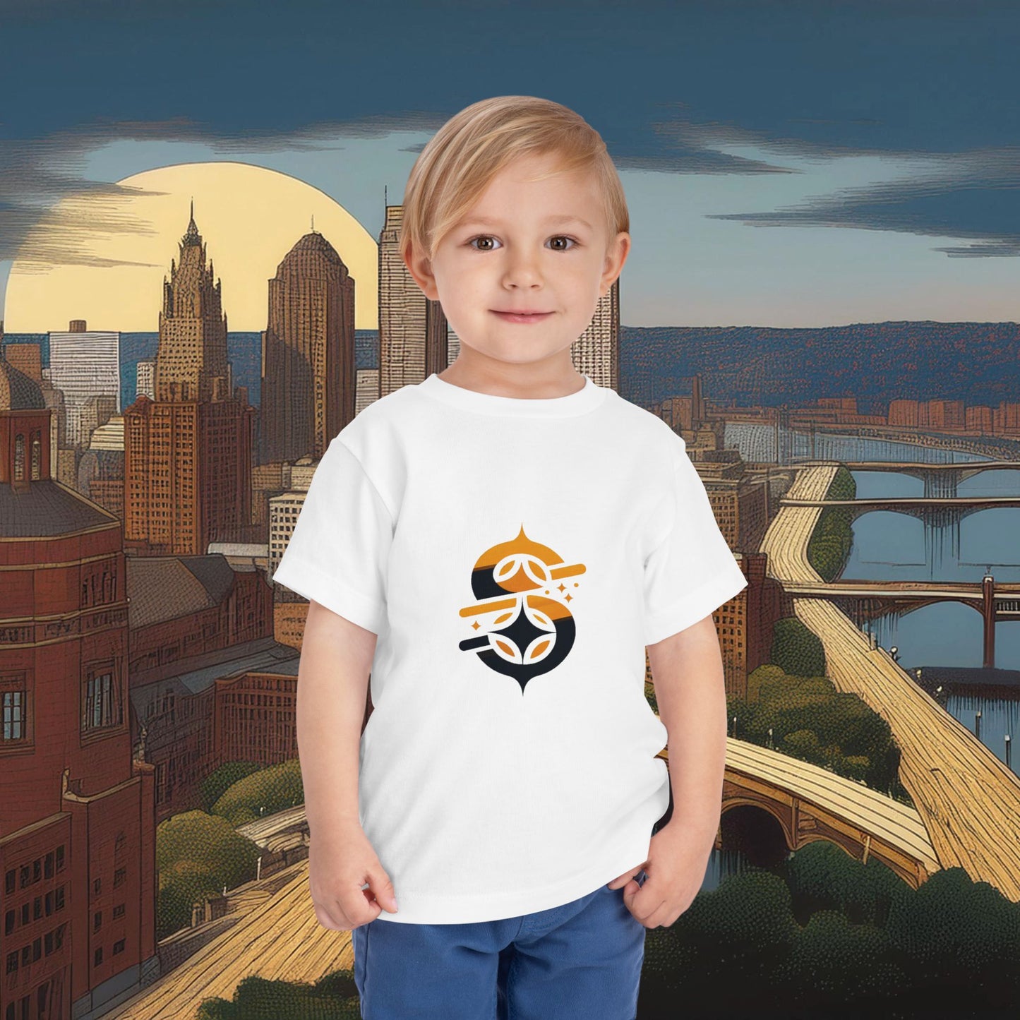 Pittsburgh Football Logo Toddler Tee
