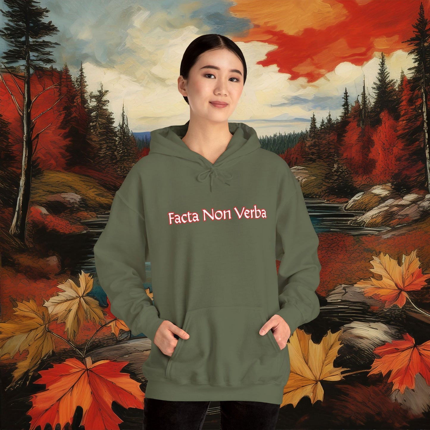 Canadian Moose "Facta Non Verba" Hoodie