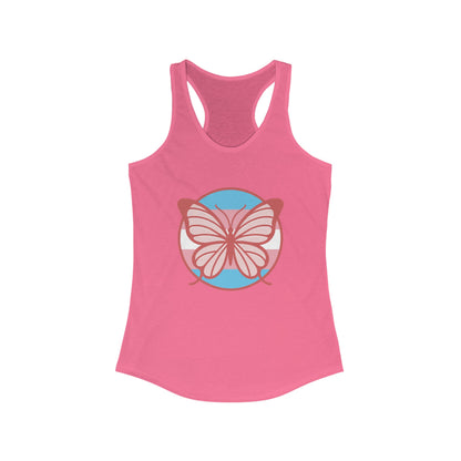 The T Elders Butterfly Graphic Racerback Tank Top