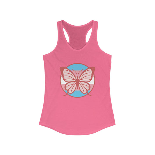 The T Elders Butterfly Graphic Racerback Tank Top