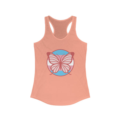 The T Elders Butterfly Graphic Racerback Tank Top