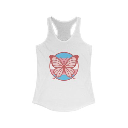 The T Elders Butterfly Graphic Racerback Tank Top
