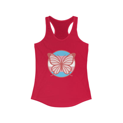 The T Elders Butterfly Graphic Racerback Tank Top
