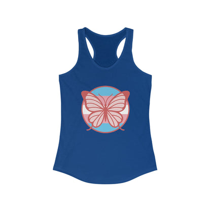 The T Elders Butterfly Graphic Racerback Tank Top