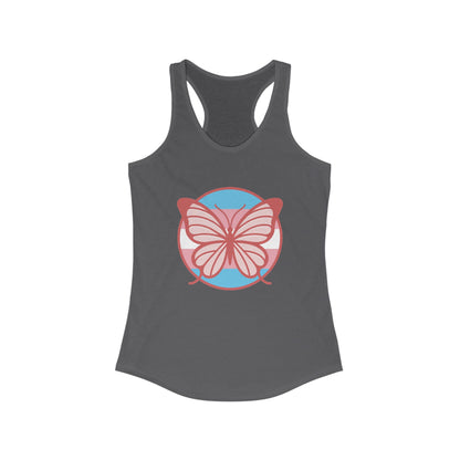 The T Elders Butterfly Graphic Racerback Tank Top