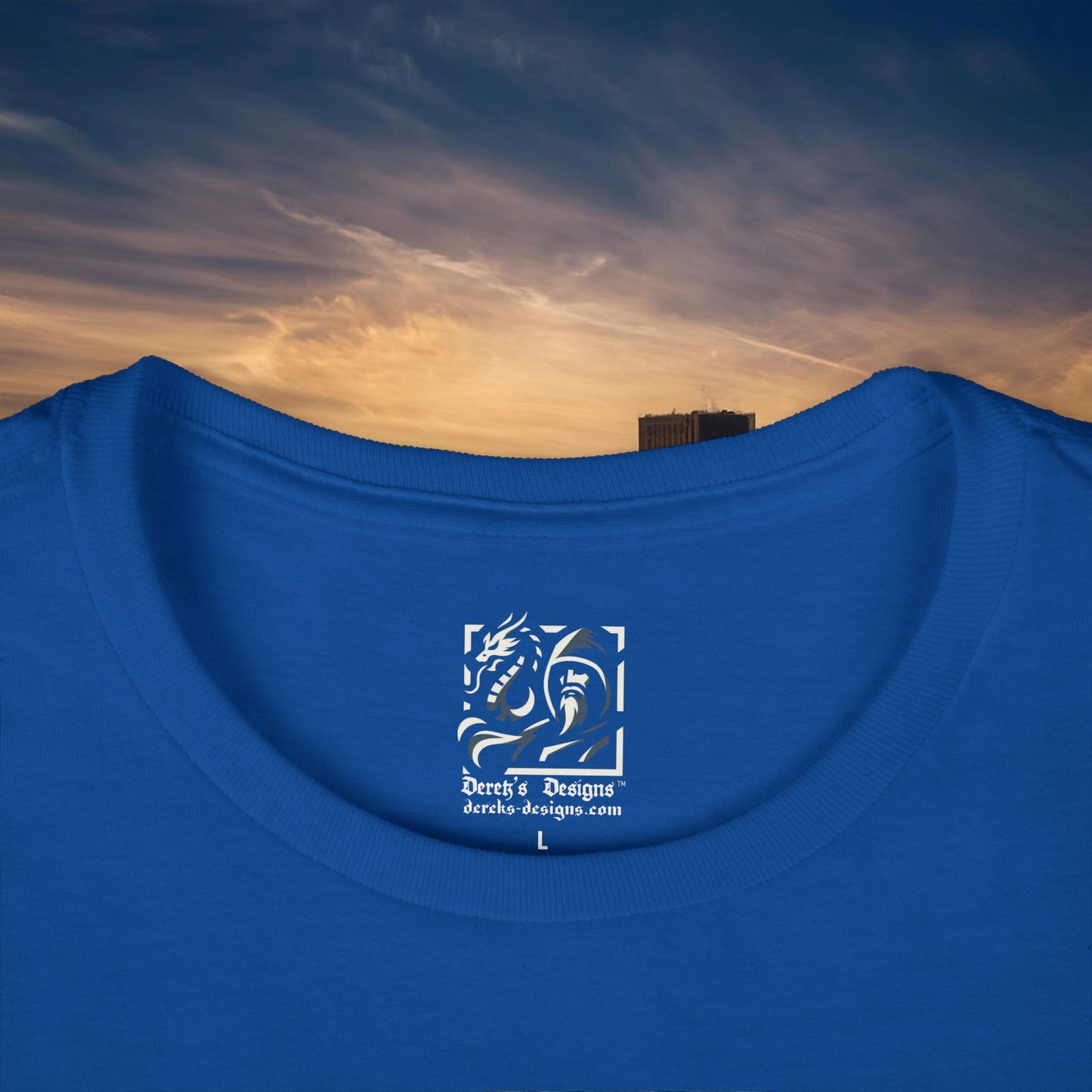 Detroit Football Skyline Women's Softstyle Tee