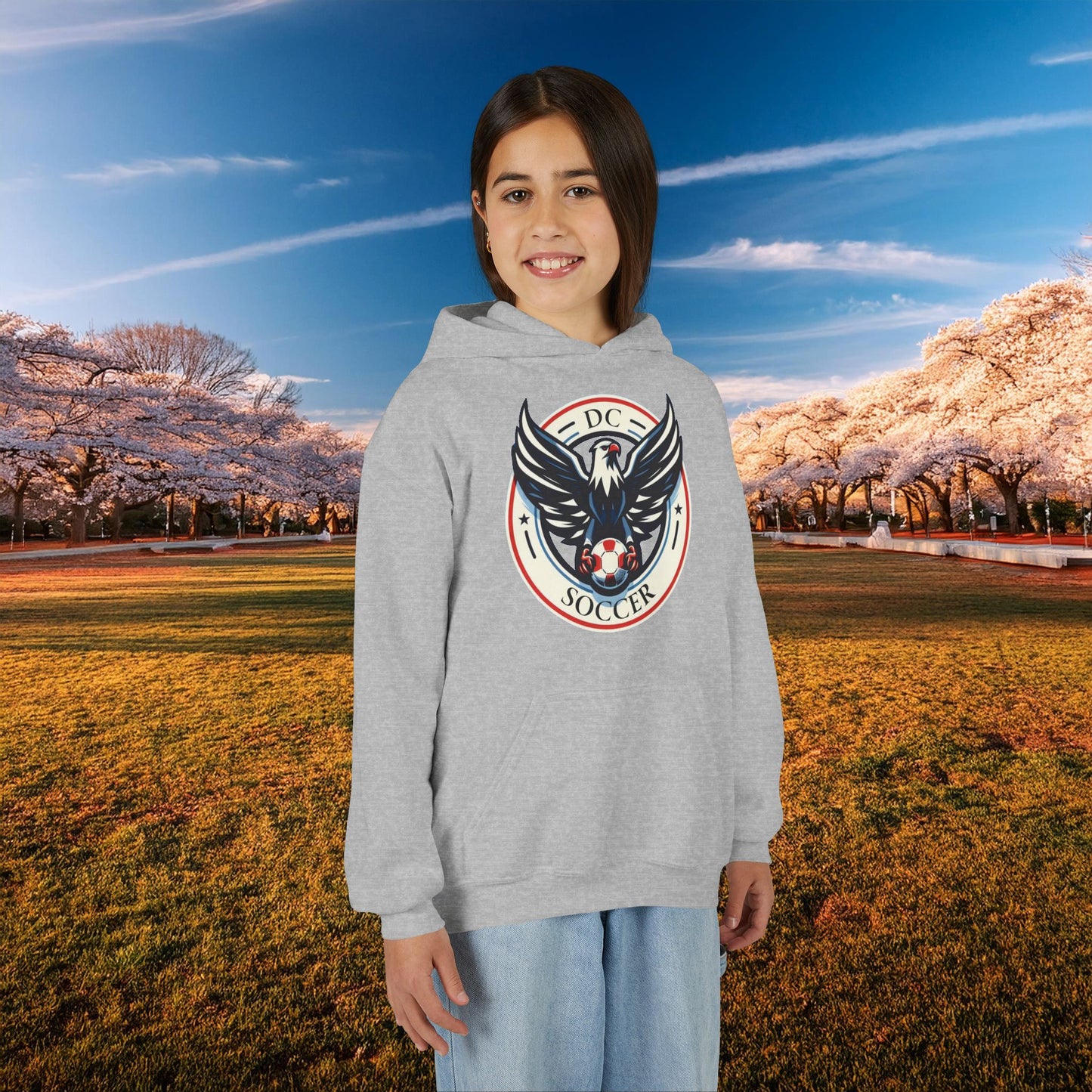 DC United Logo Youth Hoodie