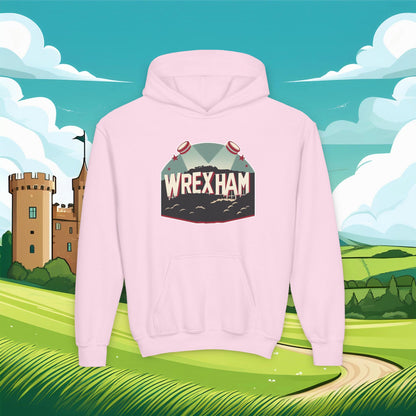Wrexham Hollywood Sign Youth Hoodie
