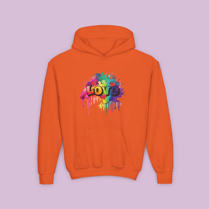 Love Color Bomb Youth Hoodie